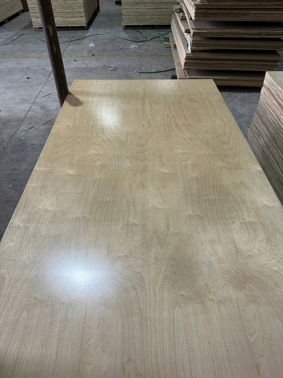 Birch UV coated plywood Vietnam export-ready panels Mika Plywood factory