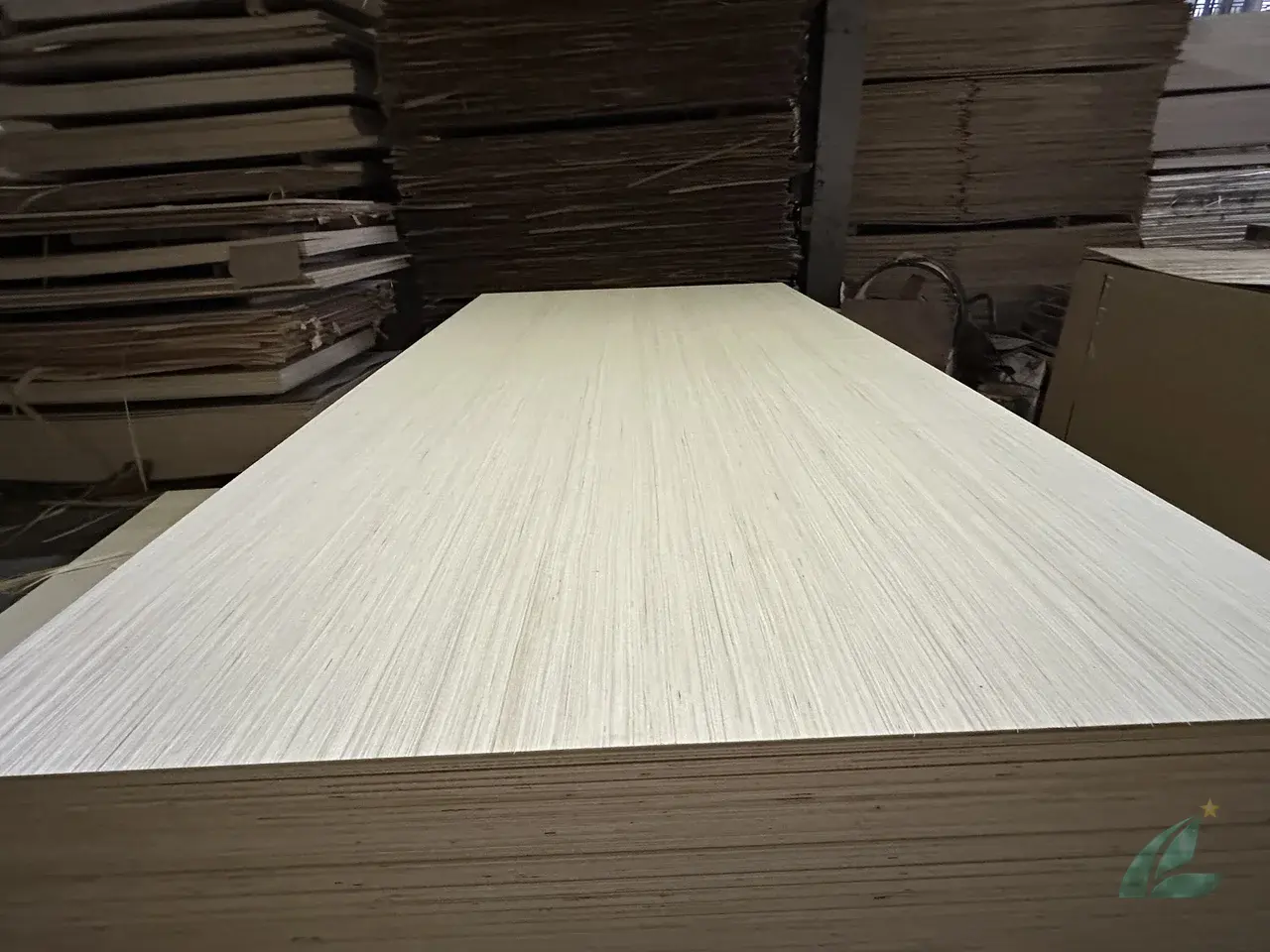 EV plywood Vietnam cross-section showing core construction layers Mika Plywood factory