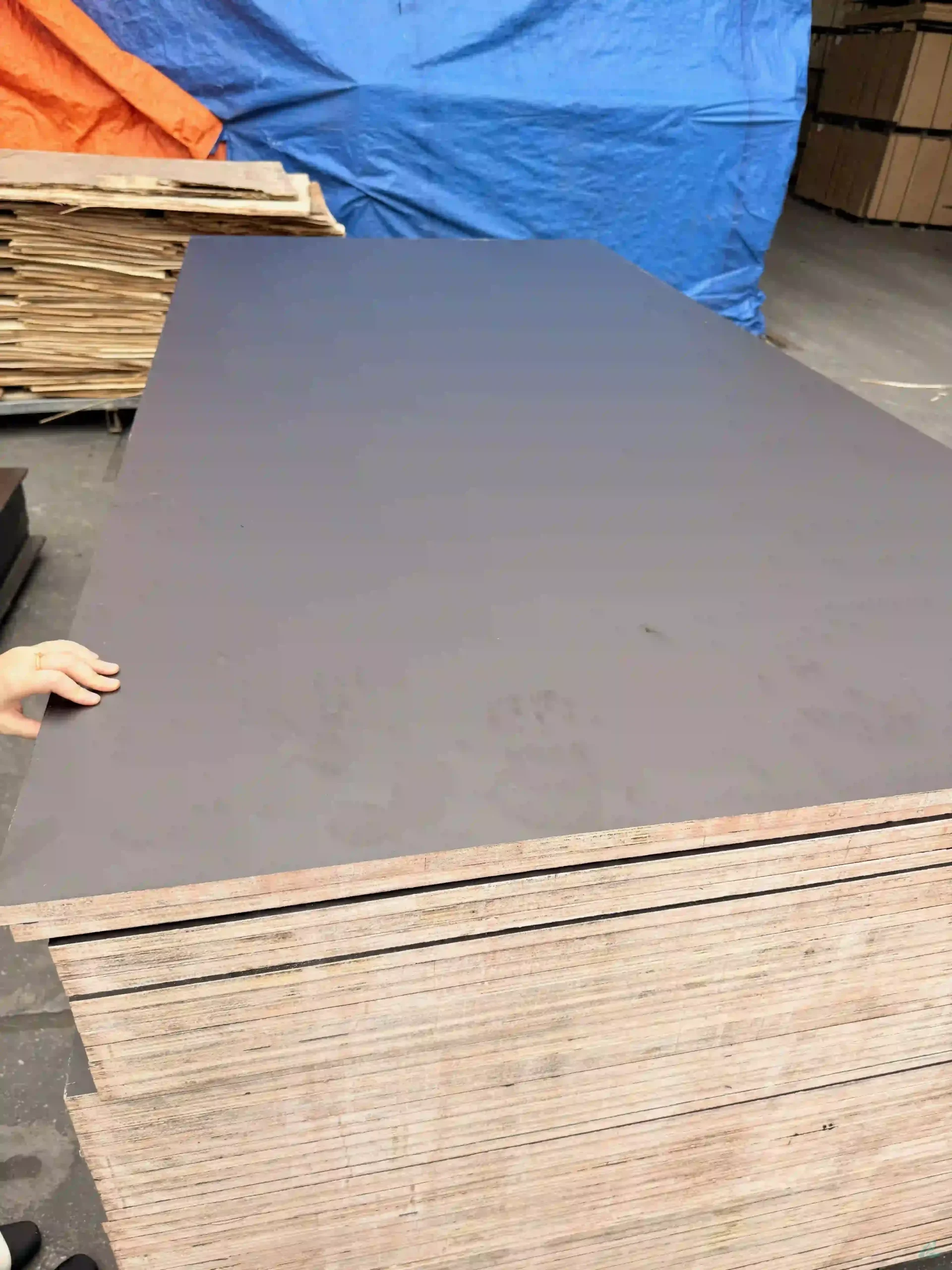 film-faced plywood vietnam construction formwork black brown phenolic WBP hcply export