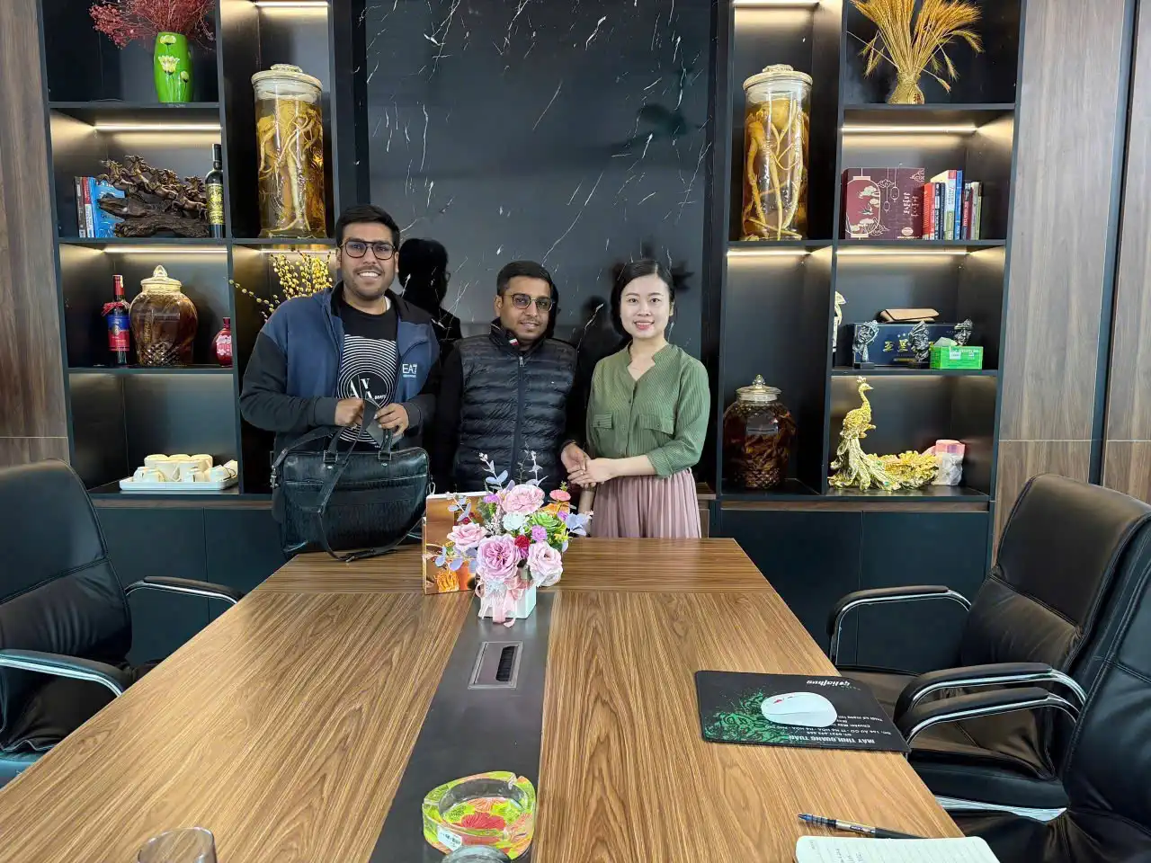 International buyers visiting Mika Plywood Vietnam factory — US compliance documentation review