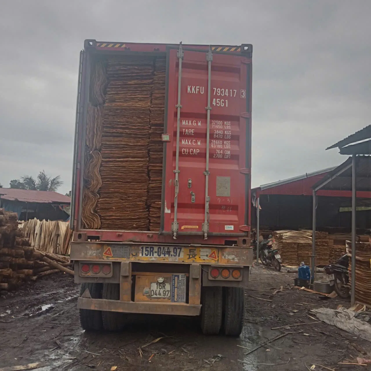 eucalyptus core plywood packing 15 pallets 40hc container vietnam hcply