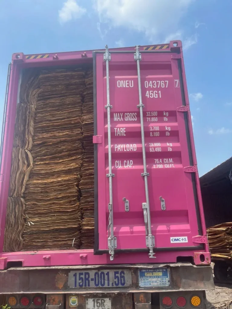 Vietnam plywood container loading export documentation Mika Plywood
