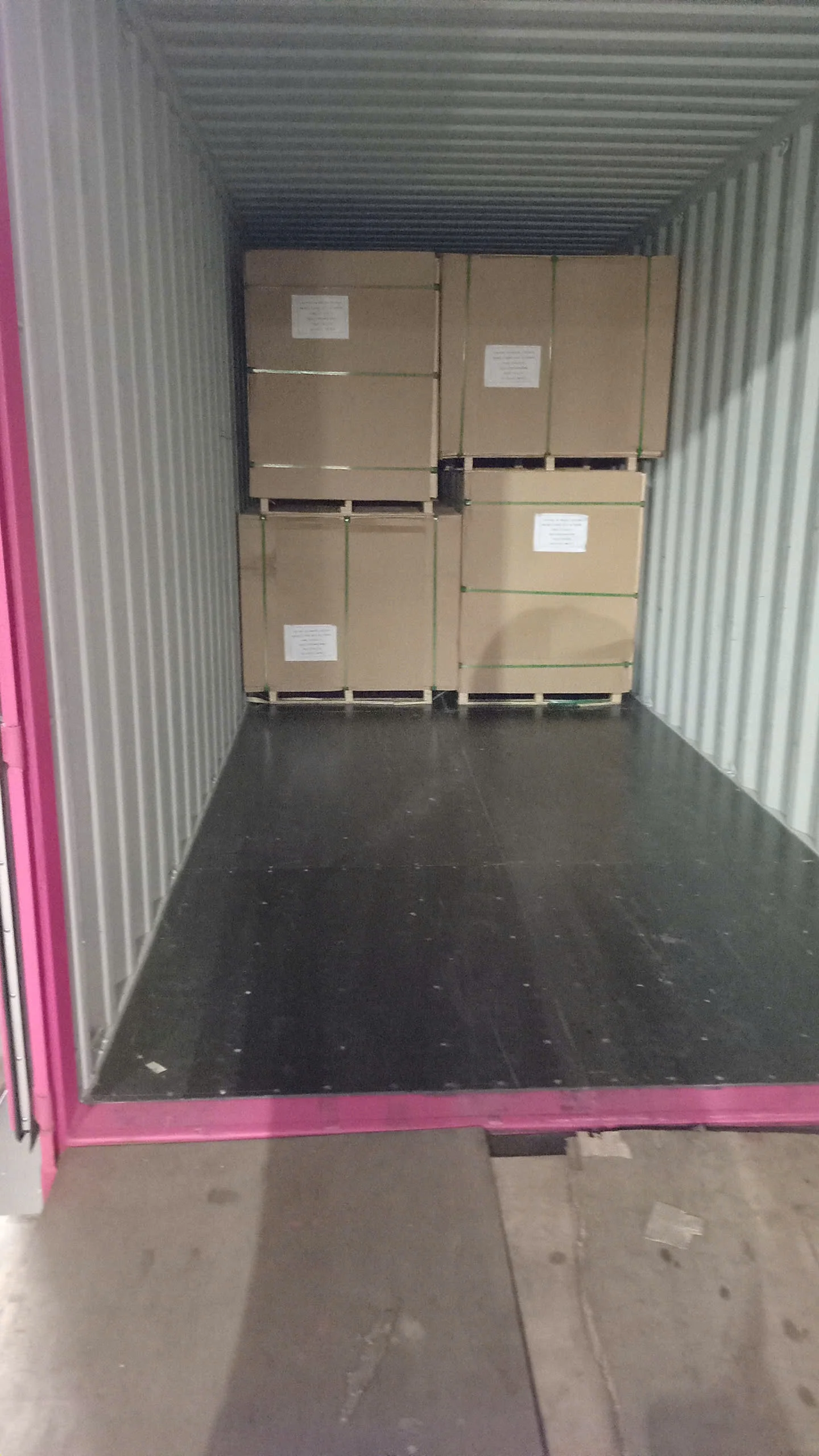 Acacia core plywood packing 1220x2440 16 pallets per 40HC container Mika Plywood Vietnam