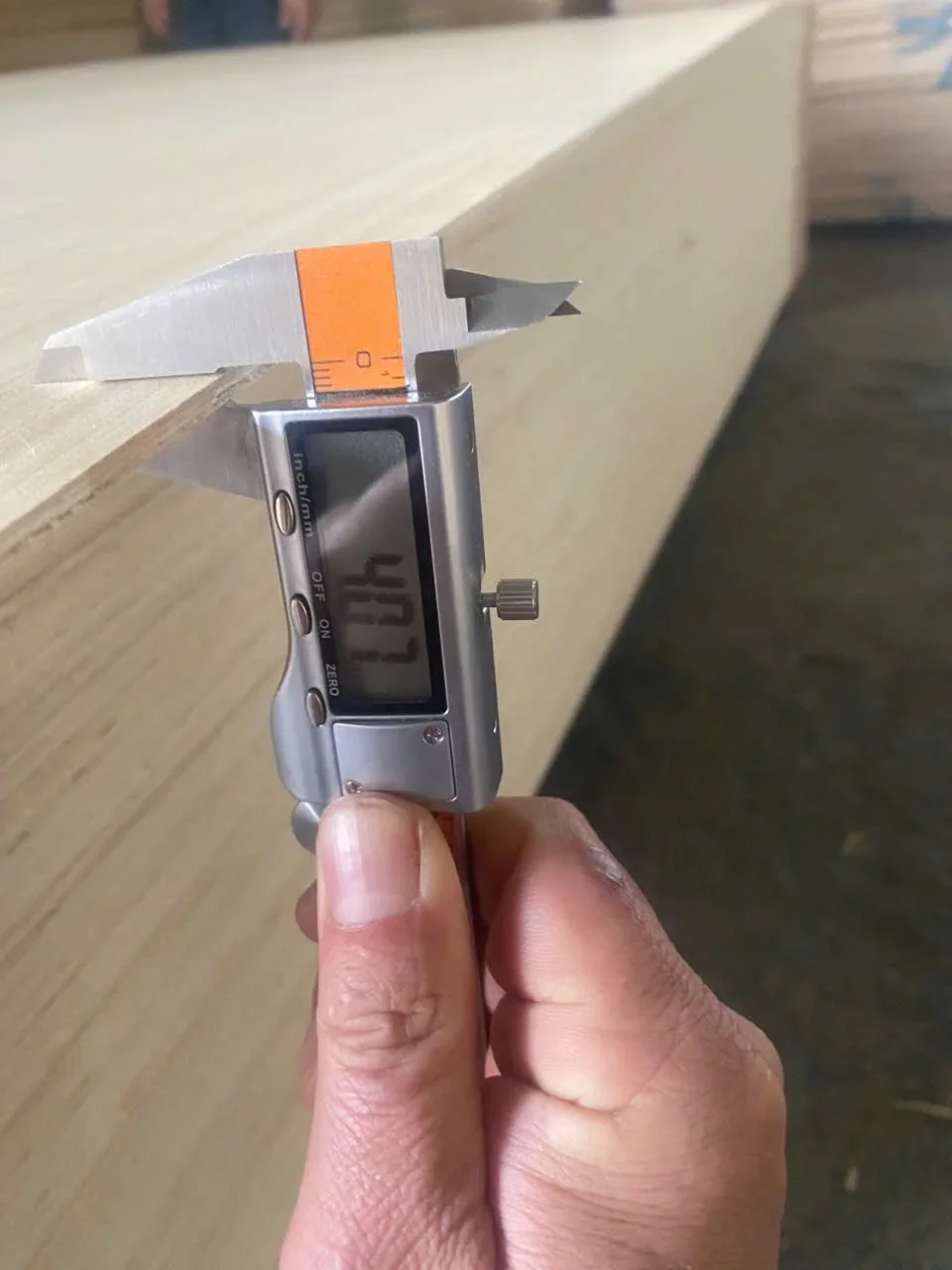 plywood quality inspection thickness measurement vietnam factory hcply core veneer