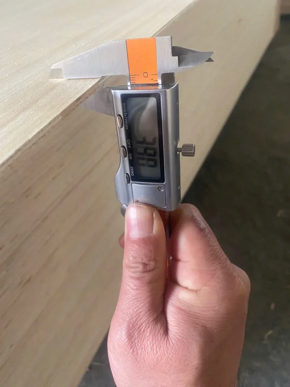thickness measurement quality control plywood Mika Plywood Vietnam