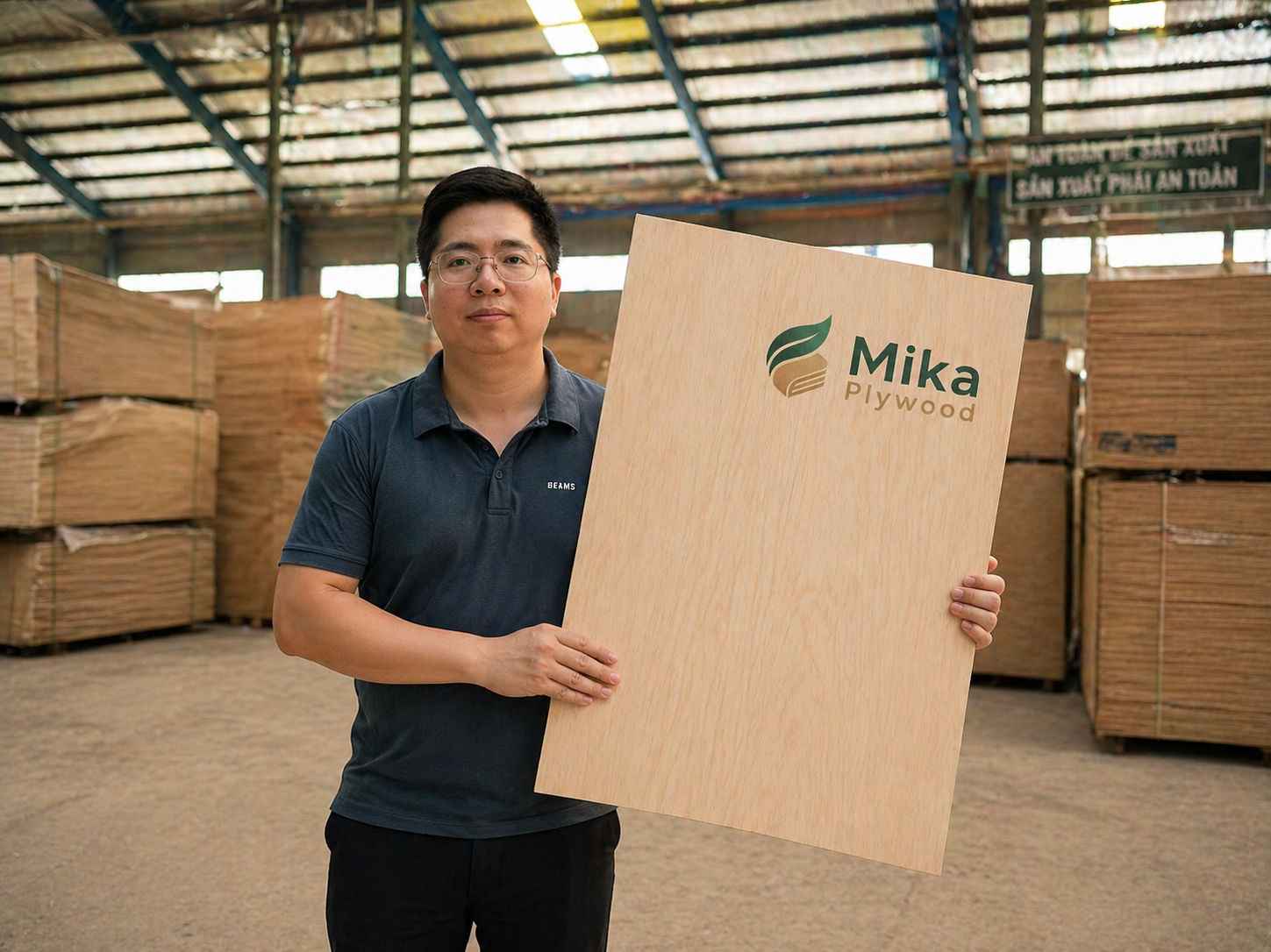 Mika Plywood product range for export buyers